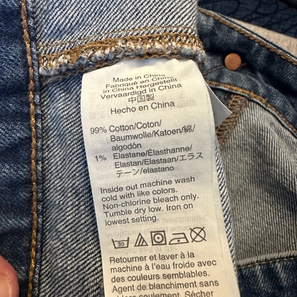 Madewell Full Length Classic Straight Jeans - Picture 3 of 4